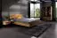 Single bed / Guest bed Rolleston 01 solid oiled Wild Oak - Lying area: 140 x 200 cm (w x l)