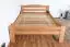 Guest Bed 'Easy Premium Line ® K4/1, 140 x 200 cm Beech solid wood Natural