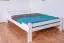 Guest Bed 'Easy Premium Line ®' K4/1, 140 x 200 cm Beech solid wood white lacquered