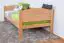Single bed / guest bed "Easy Premium Line" K1/s Full, 90 x 200 cm solid beech wood nature