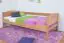 Kid / youth bed ' Easy Premium Line ® ' K1/s Voll 90 x 200 cm solid beech wood natural