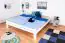 Youth bed ' Easy Premium Line ® ' K4, 200 x 200 cm Beech solid wood white lacquered