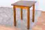 Table Pine Solid wood color Oak Rustic Junco 233A (angular)-60 x 60 cm (W x D)