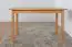Table Pine Solid wood Alder color Junco 227D (angular) - 120 x 60 cm (W x D)