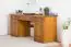 Desk solid pine wood, Oak colour rustic Pipilo 19 - Measurements: 78 x 182 x 54 cm (H x W x D)