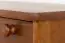 Shoe cabinet solid pine wood, Oak colour rustic Junco 216 - Measurements: 45 x 72 x 30 cm (H x W x D)