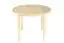 Round Table Junco 235A, solid pine wood, clearly varnished - Height 75 cm, Diameter 100 cm