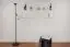 Hanging rack/Wall shelf pine solid wood white Junco 286 - Dimensions: 56 x 125 x 20 cm (h x W x d)