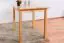 Dining Table 002, solid pine wood, clearly varnished - H75 x W75 x D75 cm 