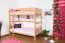 Bunk bed Thomas, solid beech wood, convertible, incl. slatted bed frames – 90 cm x 200 cm