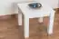 Coffee table solid pine wood painted white Junco 485 – Dimensions 50 x 60 x 60 cm
