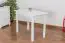 Dining Table Junco 227B, solid pine wood, white finish - H75 x W60 x L100 cm