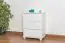 3 Drawer Chest Junco 149, solid pine wood, white painted - H78 x W60 x D42 cm