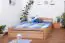  Youth bed "Easy Premium Line" K4 incl. 2 drawers and 1 cover plate, solid beech wood, clearly varnished - 180 x 200 cm
