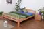 Double bed "Easy Premium Line" K4, solid beech wood, clearly varnished - 180 x 200 cm