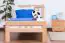 Children's bed / Youth bed "Easy Premium Line" K8, solid beech wood, clearly varnished