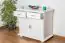 2 Drawer, 2 Door Sideboard Pipilo 16, solid pine wood, white varnished - H88 x W95 x D54 cm