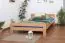 Youth bed "Easy Premium Line" K6, solid beech wood, clearly varnished - 180 x 200 cm 