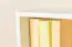 Wall shelf solid pine wood painted white Junco 293 - Dimensions 25 x 60 x 20 cm