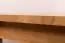Coffee table Pirol 120, solid oak, Natural - Measurements 50 x 75 x 75 cm (H x W x D)