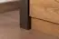 Dresser Selun 04, Colour: Oak dark brown / Grey - 80 x 90 x 43 cm (h x w x d)