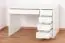Desk Beja 01, Colour: White - 75 x 120 x 55 cm (H x W x D)