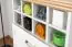 Dresser Badile 12, Colour: Pine White / Brown- 120 x 57 x 39 cm (h x w x d)