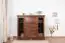 Display cabinet Sentis 11, Colour: Dark brown - 136 x 158 x 46 cm (H x W x D)