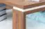 Coffee Table Manase 09, Colour: Oak brown/Glossy White - 90 x 88 x 45 cm (W x D x H)