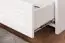 Hinged door cabinet / Wardrobe Badus 07, Colour: White - 201 x 85 x 54 cm (H x W x D)