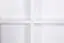 Hanging rack/wall shelf pine solid wood white Junco 281 - Dimensions: 120 x 146 x 20 cm (h x W x d)