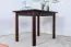 Table Pine Solid wood walnut  color Junco 228A (angular) - 100 x 70 cm (W x D)
