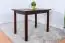 Table Pine Solid wood walnut  color Junco 228A (angular) - 100 x 70 cm (W x D)