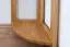 Shelf/corner shelf pine solid wood alder color Junco 61 - Dimensions: 125 x 40 x 30 cm (H x W x D)