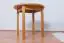 Table Pine Solid wood Alder color Junco 234B (Round) - Diameter 80 cm