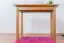 Table solid pine wood, Alder colours Junco 226B (square) - 50 x 90 cm (W x D)