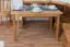 Table Pine Solid wood Alder color Junco 228C - 120 x 70 cm (W x D)