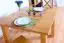 Table Pine Solid wood Alder color Junco 239B - 90 x 90 cm (W x D)