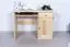 Desk solid, natural pine wood Junco 190 - Dimensions 75 x 110 x 55 cm