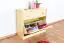 Shoe cabinet solid, natural pine wood Junco 218 - Dimensions 62 x 72 x 30 cm