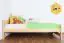 Children's bed / Youth bed 84C, solid pine wood, clear finish - 100 x 200 cm