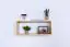 Wall shelf solid, natural pine wood Junco 293 - Dimensions 25 x 60 x 20 cm