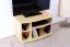 TV cabinet solid, natural pine wood Junco 204 - Dimensions 50 x 77 x 40 cm