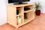 TV cabinet solid, natural pine wood Junco 204 - Dimensions 50 x 77 x 40 cm