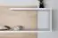 Suspended rack / Wall shelf Amanto 10, Colour: White / Ash - 58 x 120 x 20 cm (h x w x d)