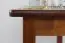 Table solid pine wood, Oak colours Rustic Junco 226B (square) - 50 x 90 cm (W x D)