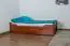 Children's bed / Youth bed "Easy Premium Line" K1/1n incl. 2 drawer and 2 cover plates, cherry-coloured - 90 x 200 cm