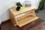Shoe cabinet solid, natural pine wood 019 - Dimensions 45 x 72 x 29 cm (H x B x T)