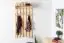 Garderobe solid, natural pine wood Junco 340 - Dimensions 150 x 70 x 33 cm
