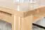 Coffee table Pirol 119, solid oak, Nature  - Measurements 50 x 60 x 60 cm (H x W x D)